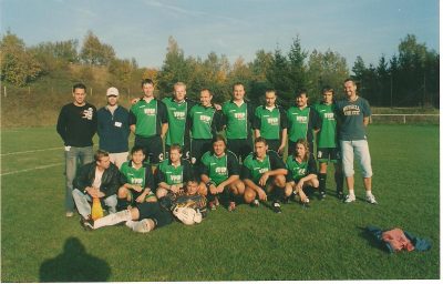 mužstvo před zápasem v Chotíkově 9.10.2005