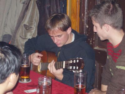 A došlo i na živou hudbu