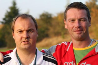Již spokojené trenérské duo.
