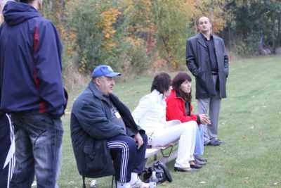 Fan klub Tornáda a delegátem zápasu.